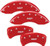 MGP 4 Caliper Covers Engraved Front & Rear MGP Red finish silver ch
