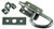 JR PRODUCTS342-20655 UNIVERSAL LATCHSILVER