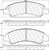 Centric Performance 08 Escalade/Tahoe/Yukon/Denali/Avalanche/Silverado Front Brake Pads
