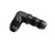 06 90 DEGREE MALE AN/JIC BULKHEAD ADAPTER  BLACK
