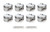 GM LS FT Piston Set 3.908 Bore -3.3cc