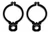 Mount Fire Bottle 5.25in ID 1-1/4in Tube Mnt Pair