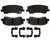 R/M BRAKES SP1793AXPH BRAKE PAD SET