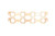 SCE Gaskets SCE4736 PRO COPR EXH BRODIX WIDE BOLT