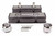 Moroso Chevrolet Small Block Valve Cover - 1 Cover w/2 Breathers - Black Finished Aluminum - Pair
