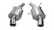 CORSA Performance cor14311 Corsa 05-10 Ford Mustang Shelby GT500 5.4L V8 Polished Sport Axle-Back Exhaust