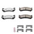 Power Stop 02-06 Cadillac Escalade Front or Rear Z36 Truck & Tow Brake Pads w/Hardware