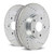 Power Stop 2019 Lexus ES350 Rear Evolution Drilled & Slotted Rotors - Pair