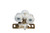 RV DESIGNER350-H530 SLIDING DOOR WHEELS-HANGER 2PK