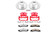Power Stop 02-06 Cadillac Escalade Rear Z36 Truck & Tow Brake Kit w/Calipers