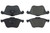 Centric Posi-Quiet Semi-Metallic Brake Pads w/Hardware - Front