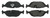 Centric Posi-Quiet Ceramic Brake Pads w/Shims & Hardware - Rear