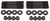 Edelbrock ede6009 Edelbrock Rocker Shaft Stud Kit for 60059-60089 Heads