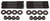 Edelbrock ede6009 Edelbrock Rocker Shaft Stud Kit for 60059-60089 Heads