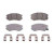 WAGNER BRAKE OEX924A CERAMIC DISC PAD SET