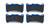 EBC 07-08 Ferrari 430 Scuderia 4.3 Bluestuff Front Brake Pads