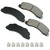 AKEBONO BRAKES ACT1414 PROACT DISK PAD