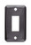 RV DESIGNER350-S385 MOUNTING PLATE-SINGLE BLACK