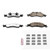 Power Stop 07-09 Ford Expedition Front Z36 Truck & Tow Brake Pads w/Hardware