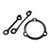 SPC Performance Jeep 07-15 Wrangler / 99-04 Grand Cherokee +1 Degree Camber & Caliper Shim Kit