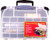 PLANO 3952 Plano 10 Doubled-Sided LockJaw Compartment Box, 14-1/2L x 11-3/4W x 6-5/8H, Blue/Clear