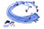 Moroso Chevrolet Small Block Ignition Wire Set - Blue Max - Spiral Core - Sleeved - Non-HEI - 90 Deg
