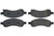 PosiQuiet 2006-2009 Chevy Trailblazer / 2007- 2009 GMC Envoy Premium Front Brake Pads