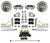 Leed Brakes LEEFC0025-405 MANUAL FRONT KIT WITH PLAIN ROTORS AND ZINC PLATED CALIPERS