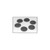 Ammco AMM-9087566 120 Grit Abrasive Pad, (Pack of 6)