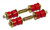 Prothane Universal End Link Set - 7 3/8in Mounting Length - Red