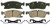 WAGNER BRAKE ZD1455 Wagner QuickStop Ceramic Disc Brake Pad Set