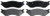 R/M BRAKES MGD966MH BRAKE PAD SET