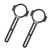 Mirror Brackets 1-3/4 Diameter x 5.5in Long