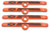 Proform PFM141-782 V/C H/DOWN CLAMPS SBC ORANGE