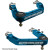 21C BRONCO V2 PERFORMANCE BILLET UNIBALL UPPER ARMS BLUE