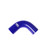 1-1/2in 90Deg Elbow Hose Blue