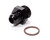 Fragola -10AN x 1-1/16-12 (12) Radius Fitting in Oin -Ring - Black