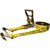 Erickson Mfg ERK78527 Erickson 78527 2" x 27' 10,000 lbs Load Limit Ratcheting Tie-Down Strap with Flat Hooks