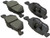 R/M BRAKES MGD843CH BRAKE PAD SET