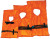 Kent Sporting Goods 5346983 Kent Foam Life Preserver Orange Large 90+ Lbs