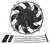 DERALE 16618 8" Tornado Electric Fan Standard Kit