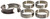 Clevite Ford Pass 351C 5.8L Eng 1970-74 Plastigage