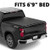 LEER 610320 SR250 | Fits 2020 + GM Chevy Silverado/GMC Sierra Heavy Duty with 6.9 FT Bed | Low-Profile, Easy On/Off, Hard Tri-Fold Truck Bed Tonneau Cover |