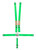 RaceQuip Green L & L 5pt Seat Belt