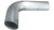 Aluminum Bent Elbow 4.000  90-Degree