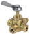 MOEL 1/4 FNPT BRASS 3-WAYMoeller 033305-10