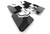 24C LEXUS GX550 OVERTRAIL BLACK MUD FLAP/DARK GREY LOGO
