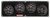Redline 3-1 Gauge Panel OP/WT/OT w/2-5/8in Tach