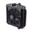 Radiator w/Fans 55-57 Chevy Auto Trans Black