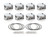 GM LS FT Piston Set 4.005 Bore -3.3cc